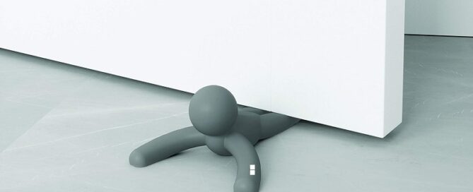 Silicone Buddy Door Stop Flexible Door Stopper Rubber Bush Protects Your Floors