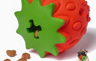 Silicone Dog Puzzle Toys Rubber Dog Chew Toys Treat Food Dispensing Dog Toys for Teeth Cleaning