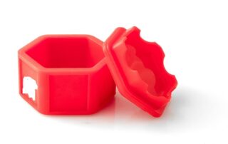 Silicone Glue Pod with Sealable Lid Silicone Glue Brush Holder Silicone Glue container