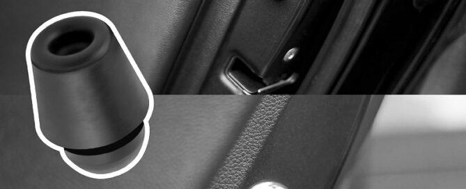 Car Door Bumper Guards Rubber Shock Absorber Pads Rubber Car Door Slam Stopper
