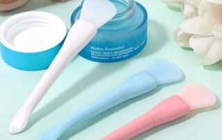 Silicone Face Mask Applicator Soft Silicone Face Mask Brushes Double Head Facial Mud Silicone Spreader Tool