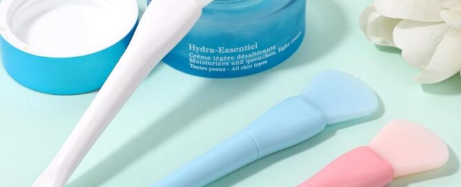 Silicone Face Mask Applicator Soft Silicone Face Mask Brushes Double Head Facial Mud Silicone Spreader Tool