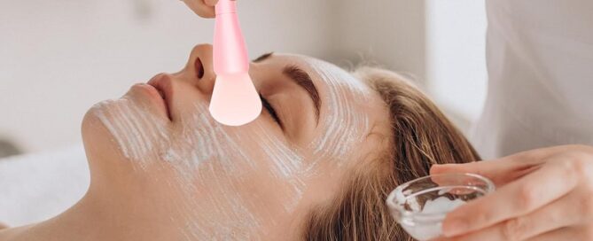 Silicone Face Mask Applicator Soft Silicone Face Mask Brushes Double Head Facial Mud Silicone Spreader Tool
