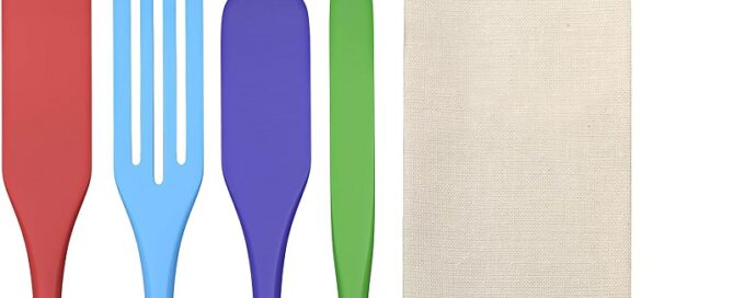 Silicone Kitchen Spatula Tools for Cooking Frosting Knife Spreader Silicone Spreader Tool