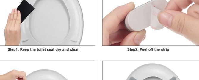 Adhesive Rubber Bumper Strip Universal Toilet Seat Bumpers Adhesive Rubber Bumpers Pads