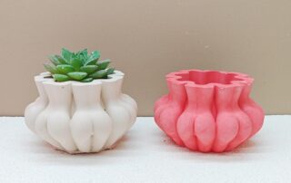 Beautiful Body Vases Silicone Mould Beautiful Body Silicone Jar Molds for Making Flower Vases