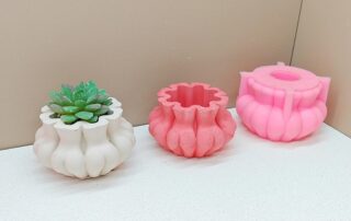 Beautiful Body Vases Silicone Mould Beautiful Body Silicone Jar Molds for Making Flower Vases