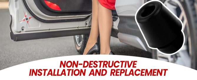 Car Door Shock Absorber Rubber Bumper Stopper Pads Universal Vehicle Door Side Cushion Guards