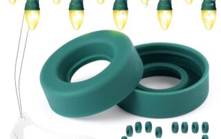 Seal Ring Christmas Socket O-Ring Quick Connector Seals Protect C7 Wire Strings Silicone Bulb Seal