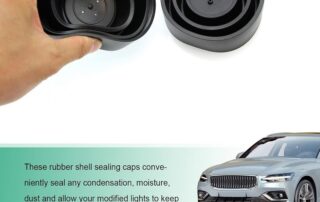 Silicone Bulb Seal Car Forward Light Dust Cover Silicone Waterproof Sealing Extension Cover