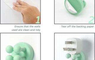 Silicone Toothbrush Holder Multi-Function Waterproof Self Adhesive Toothbrush Plug Holder for Wall