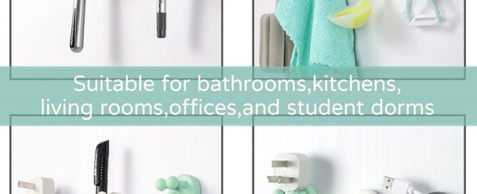 Silicone Toothbrush Holder Multi-Function Waterproof Self Adhesive Toothbrush Plug Holder for Wall