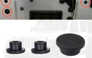 Car Rear Tailgate Fixed Plug Rubber Tailgate Hole Sealing Cover Gate Rubber Seal