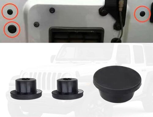 Car Rear Tailgate Fixed Plug Rubber Tailgate Hole Sealing Cover Gate Rubber Seal