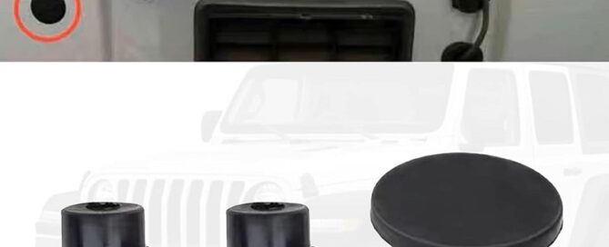 Car Rear Tailgate Fixed Plug Rubber Tailgate Hole Sealing Cover Gate Rubber Seal
