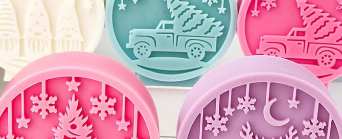 Christmas Santa Resin Mold Cylinder Resin Mold Resin Casting Mold Making
