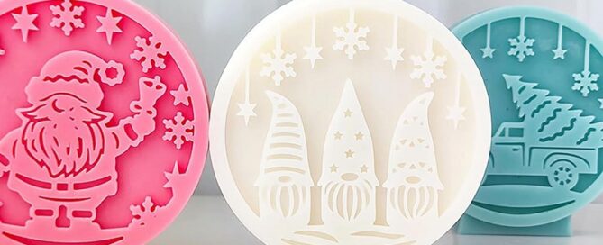 Christmas Santa Resin Mold Cylinder Resin Mold Resin Casting Mold Making
