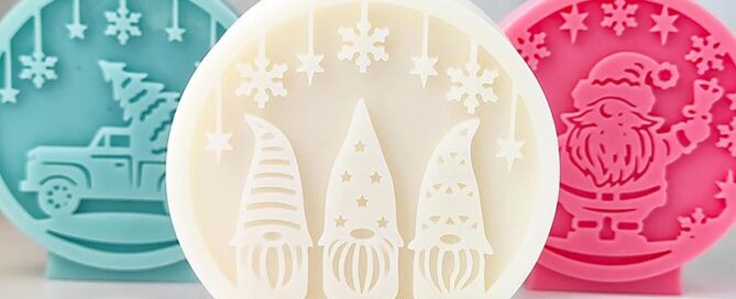 Christmas Santa Resin Mold Cylinder Resin Mold Resin Casting Mold Making