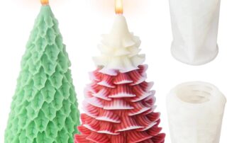 Christmas Tree Candle Mold 3D Candle Molds for Candle Christmas Silicone Resin Casting Mold Making