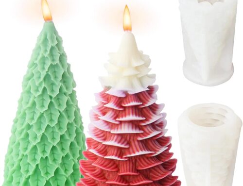 Christmas Tree Candle Mold 3D Candle Molds for Candle Christmas Silicone Resin Casting Mold Making