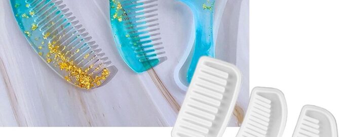 Comb Resin Molds Comb Silicone Molds for Epoxy Resin Hair Comb Resin Casting Mold Making