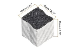 Conductive Foam Strip Covered in High-Shielding Fabric with Adhesive Backing Closed Cell Foam Gasket