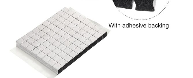 Conductive Foam Strip Covered in High-Shielding Fabric with Adhesive Backing Closed Cell Foam Gasket