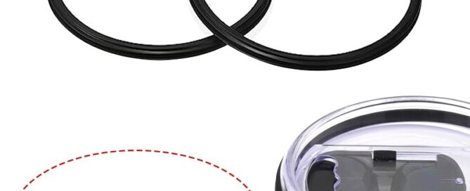Cork Rubber Gasket Silicone Seals Lid Gaskets Compatible Insulated Stainless Steel Tumblers