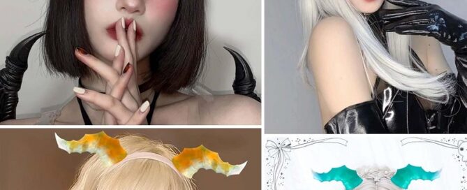Devil Horns Silicone Mold Animal Sheep Horn Shape Mold Hair Clips Resin Casting Mold Making Tool