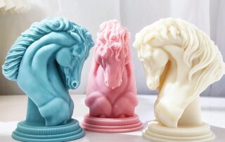 Horse Candle Mold Horse Head Mold Jewelry Resin Casting Mold Candle Making