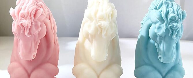 Horse Candle Mold Horse Head Mold Jewelry Resin Casting Mold Candle Making