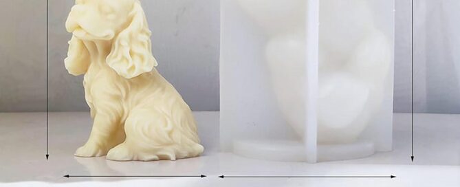 Labrador Dog Resin Mold Jewelry Resin Casting Mold Candle Making 3D Silicone Mold