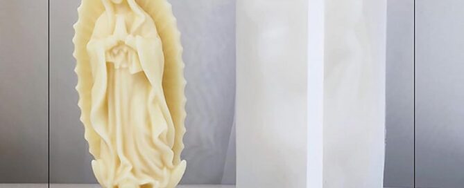 Pray Angel Candle Mold Mary Resin Mold Resin Casting Mold Candle Making Molds