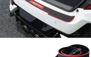 Rear Bumper Protector Rubber Scratch Resistant Trunk Entry Guards Running Board Rubber Strips