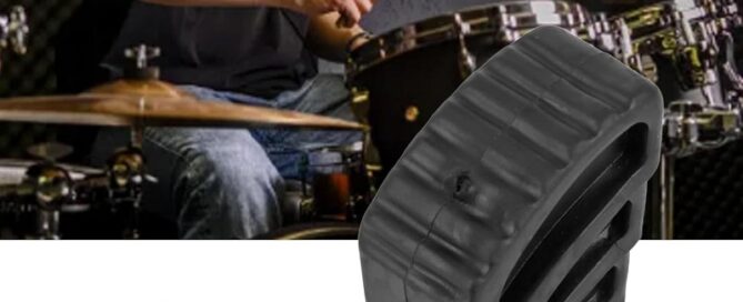 Rubber Band Clamp Drum Rubber Feet Drum Cymbal Stand Black Percussion Rubber Mat