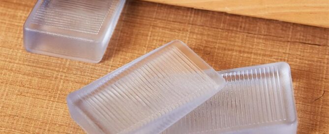 Rubber Clear Table Shims Home Improvement DIY Wedge Levelers 10mm Rubber Feet