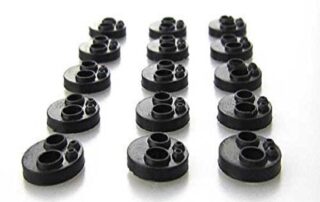 Rubber Seal Cushion Gasket High-Speed 4-Hole Silicone Replacement Fittings Molded Rubber Gaskets