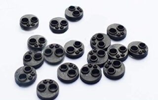 Rubber Seal Cushion Gasket High-Speed 4-Hole Silicone Replacement Fittings Molded Rubber Gaskets