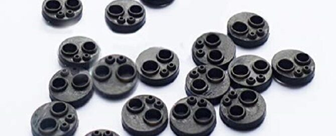 Rubber Seal Cushion Gasket High-Speed 4-Hole Silicone Replacement Fittings Molded Rubber Gaskets