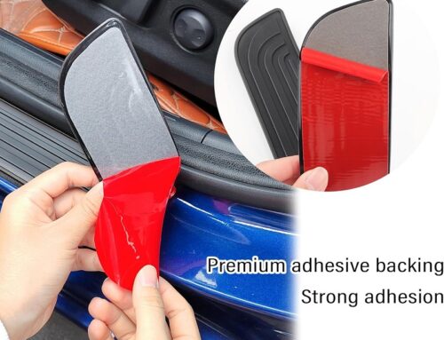 Running Board Rubber Strips Anti-Scratch Rubber Car Door Protector Waterproof Door Threshold Strips