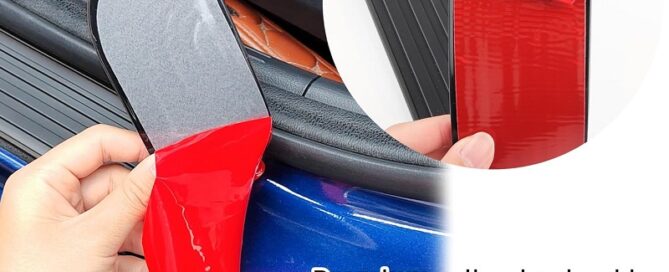 Running Board Rubber Strips Anti-Scratch Rubber Car Door Protector Waterproof Door Threshold Strips