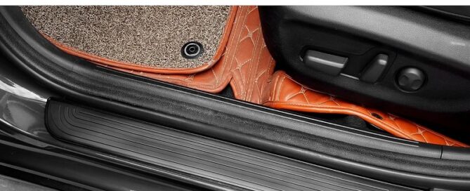 Running Board Rubber Strips Anti-Scratch Rubber Car Door Protector Waterproof Door Threshold Strips