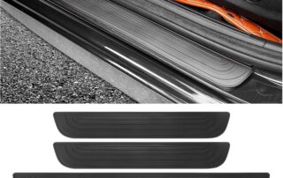 Running Board Rubber Strips Anti-Scratch Rubber Car Door Protector Waterproof Door Threshold Strips