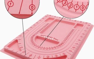 Silicone Bead Tool Design Beading Board Tray DIY Craft Tool for Necklace Beading Jewelry Designer