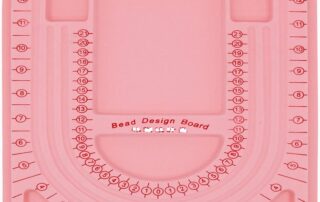 Silicone Bead Tool Design Beading Board Tray DIY Craft Tool for Necklace Beading Jewelry Designer