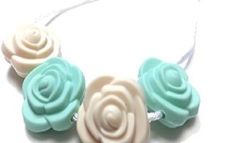 Silicone Focal Beads Flower Silicone Beads for Keychain Making Silicone Bead Tool