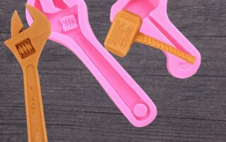 Silicone Spanner Chocolate Mold Children's DIY Baking Chocolate Flipping Mold