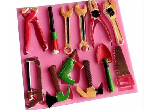 Simulated Hardware Tools Shape Silicone Molds Silicone Spanner Hammers Cake Molds