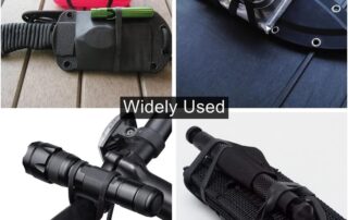 Tactical Rubber Bands Black Thick Wide Rubber Bands UV Resistant Rubber Band Clamp