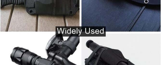 Tactical Rubber Bands Black Thick Wide Rubber Bands UV Resistant Rubber Band Clamp